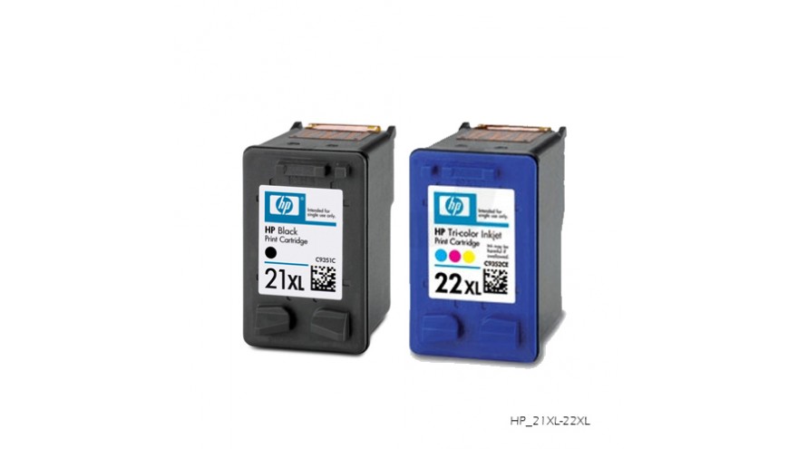 for HP 21, 22, 21XL, 22XL ink cartridge for HP 21, 22, 21XL, 22XL ink cartridge