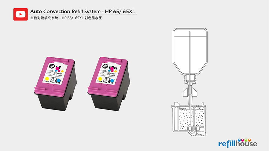 refill hp 65 cartridge